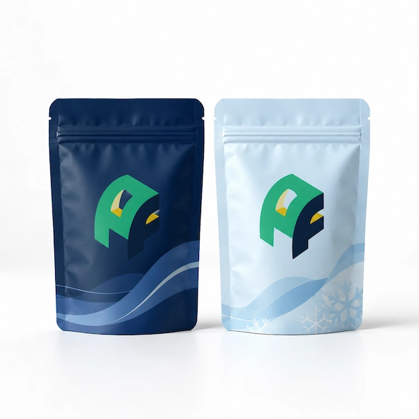 Custom Printed 3.5 x 5 x 2" Mylar Bags (1/8 oz)